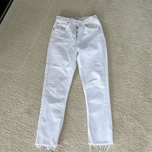 AGOLDE Riley White Jeans